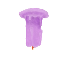 Candle down melt static