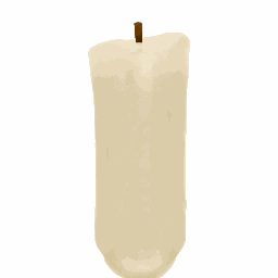 Candle melt static