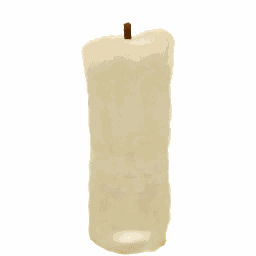 Candle melting