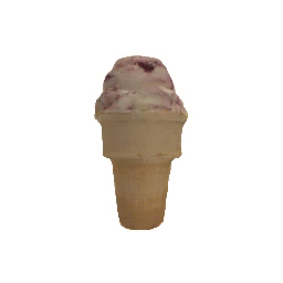 Ice cream chocolate dripping